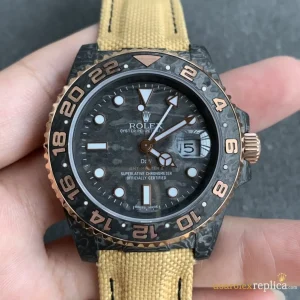Rolex GMT-Master II Replica Carbon Fiber Strap Men's Swiss Automatic 1:1 Clone Watch