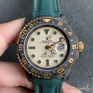 Rolex GMT-Master II Replica Green Dial Fabric Strap Swiss Automatic 1:1 Clone Watch