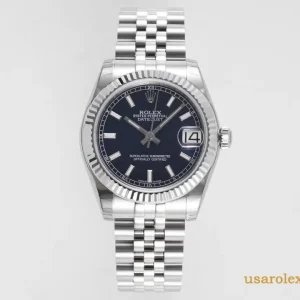 Rolex Datejust Replica Blue Dial Jubilee Bracelet Men's Swiss Automatic 1:1 Clone Watch