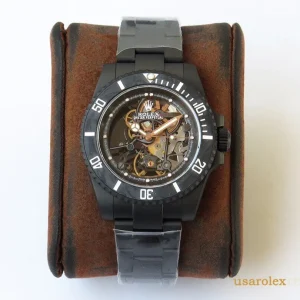 Rolex Oyster Perpetual Replica Black Bezel Metal Bracelet Men's Swiss Automatic 1:1 Clone Watch