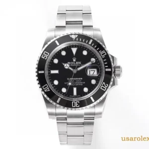 Rolex Submariner Replica Black Bezel Metal Bracelet Men Swiss Automatic 1:1 Clone Watch