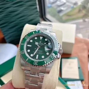 Rolex Submariner Replica Green Bezel Metal Bracelet Men's Swiss Automatic 1:1 Clone Watch