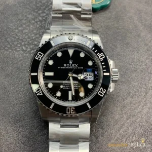 Rolex Submariner Replica Black Bezel Metal Bracelet Men's Swiss Automatic 1:1 Clone Watch