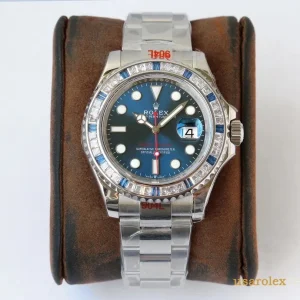 Rolex Yacht-Master Replica Blue Dial Metal Bracelet Men's Swiss Automatic 1:1 Clone Watch